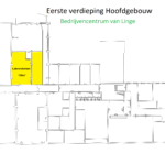 Eerste verdieping hoofdgebouw (laboratorium)