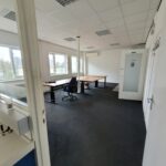 office connected to laboratory