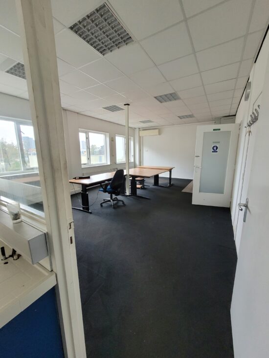 office connected to laboratory